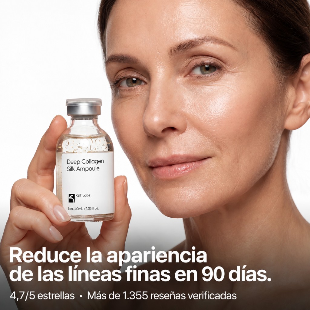 Reduce la apariencia de líneas finas — ampolla junto al rostro